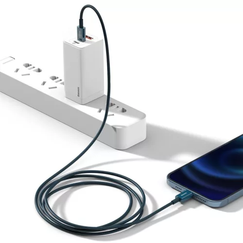 Baseus Superior USB-C Lightning nabíjecí kabel 20 W PD 2 m modrý (CATLYS-C03)