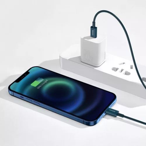 Baseus Superior USB-C Lightning nabíjecí kabel 20 W PD 2 m modrý (CATLYS-C03)