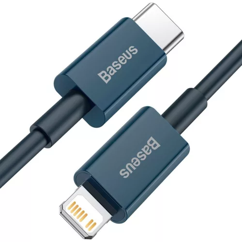 Baseus Superior USB-C Lightning nabíjecí kabel 20 W PD 2 m modrý (CATLYS-C03)