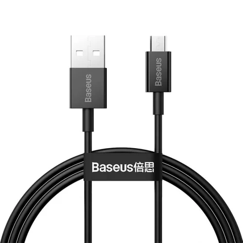 Baseus Superior Series USB-Micro USB Cable 2A 1m Black (CAMYS-01)