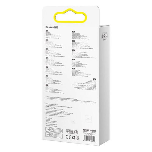 Baseus Flash Series 3 v 1 USB kabel USB-C + micro USB + Lightning 100W 12m černý (CASS030001)