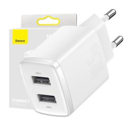   Baseus CCXJ010202 Kompakt 105W 2xUSB biały szybki ładowarka