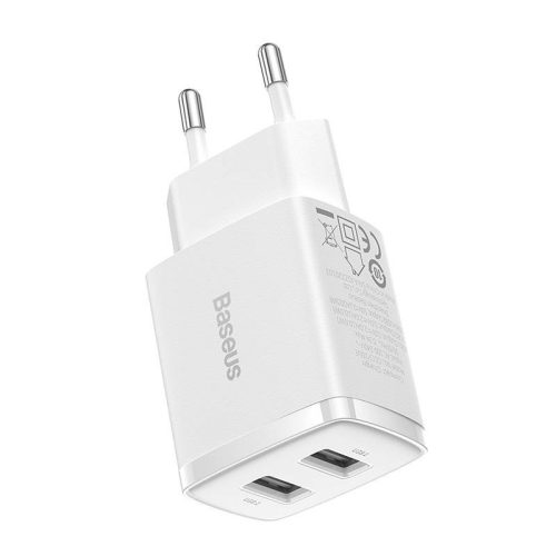 Baseus CCXJ010202 Compact 105W 2xUSB încărcător rapid alb