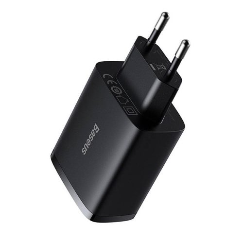 Baseus CCXJ020101 3xUSB 17W EU încărcător compact negru