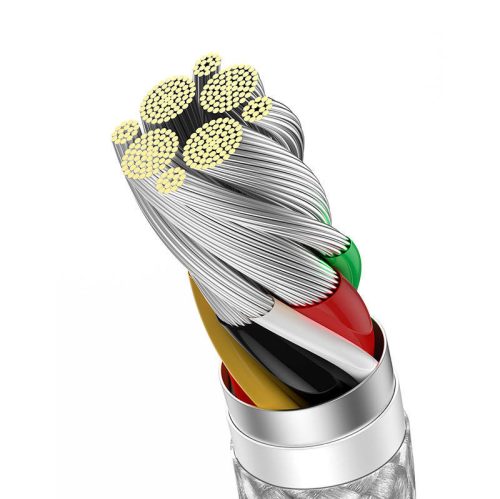 Baseus CALD000702 Dynamic 2m 100W USB/Type-C bílý datový a nabíjecí kabel