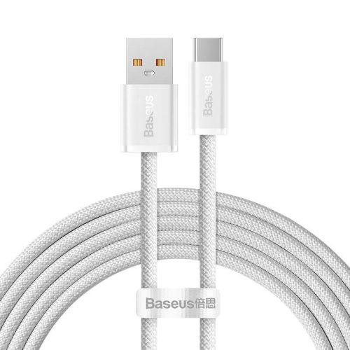 Baseus CALD000702 Dynamic 2m 100W USB/Type-C bílý datový a nabíjecí kabel