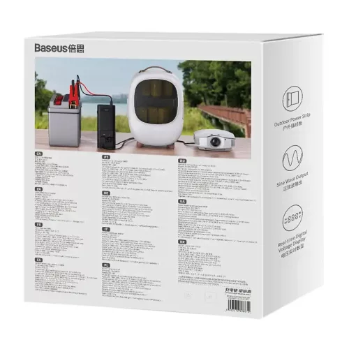 Baseus CGNB010101 300W 220V CN/EU czarny inwerter samochodowy