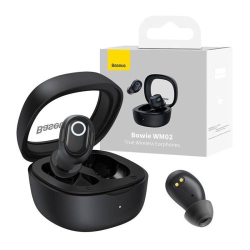 Baseus Bowie WM02 True Wireless Bluetooth căști negre