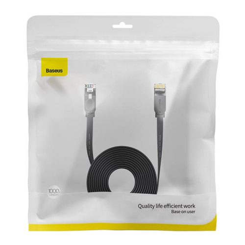 Baseus Ethernet RJ45 síťový kabel 1Gbps 10m (černý (WKJS000201)