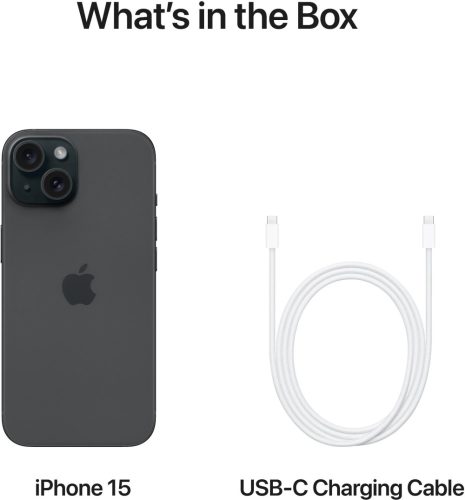 Apple pametni telefon pametni telefon iPhone 15 6/128GB, Black