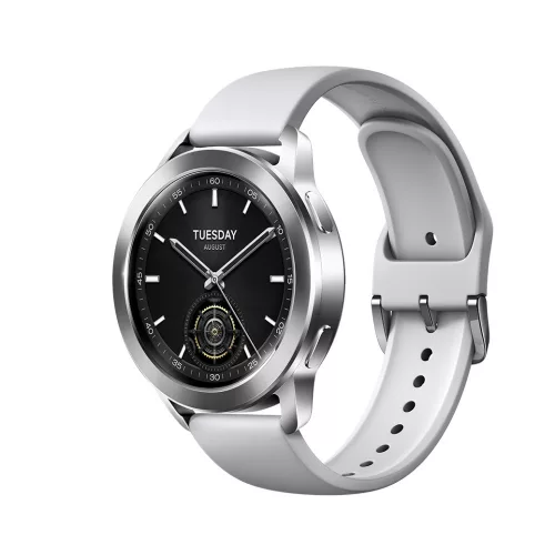 Watch S3 | Chytré hodinky | AMOLED | 143” | Vodotěsné | Stříbrné
