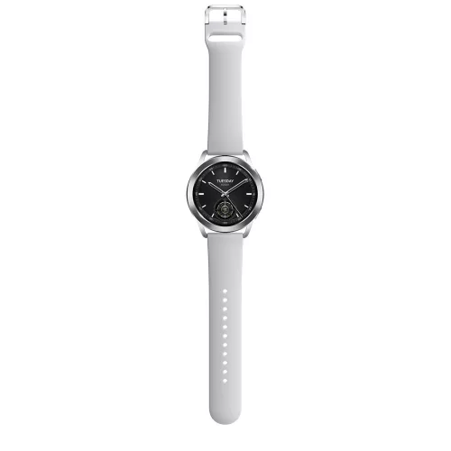 Watch S3 | Chytré hodinky | AMOLED | 143” | Vodotěsné | Stříbrné