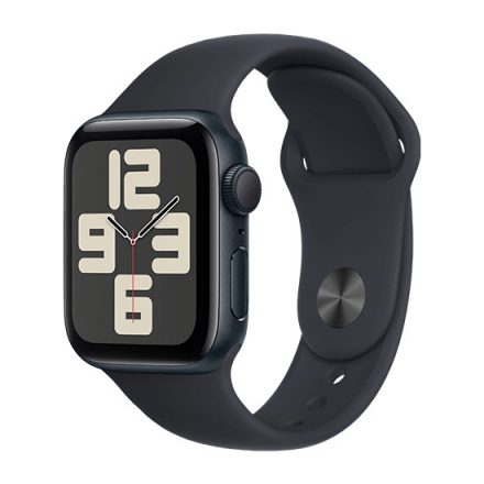 Apple Watch SE (2023) GPS 40mm Carcasă din aluminiu Midnight cu brățară sport S/M - Midnight