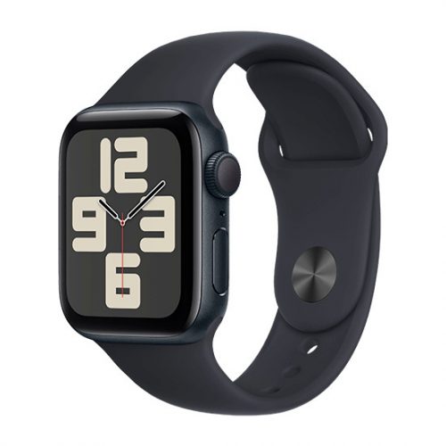 Apple Watch SE (2023) GPS 40mm Obudowa aluminiowa w kolorze Midnight z paskiem sportowym S/M - Midnight