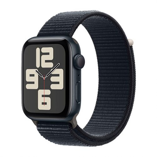 Apple Watch SE (2023) GPS 44mm Midnight hliníkový pouzdro se sportovním páskem - Midnight