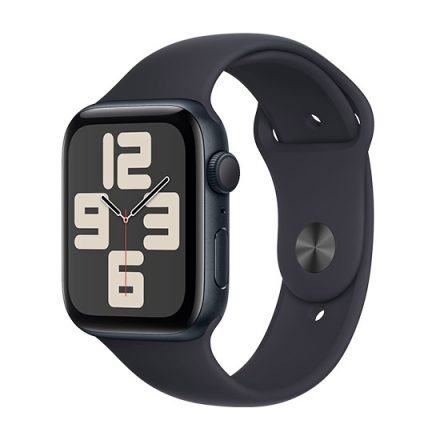 Apple Watch SE2 (2023) GPS 44mm Obudowa aluminiowa w kolorze Midnight z paskiem sportowym S/M - Midnight