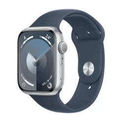  Apple pametni sat Watch Series 9 GPS 41mm Srebrni aluminijski kućište s sportskom narukvicom M/L - Storm Blue