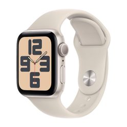   Apple pametni sat Watch SE2 (2023) GPS 40mm Starlight aluminijski okvir s sportskom trakom M/L - Starlight