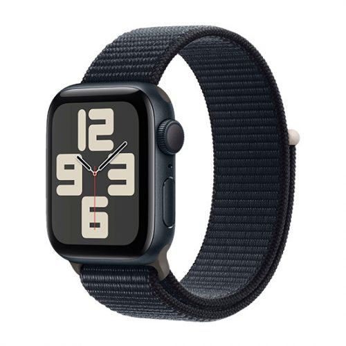 Apple Watch SE (2023) GPS 40mm Obudowa aluminiowa w kolorze Midnight z paskiem Sport Loop - Midnight