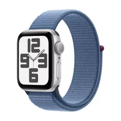   Apple pametni sat Watch SE2 (2023) GPS 40mm Srebrno aluminijsko kućište s Sport Loopom - Zimsko plava