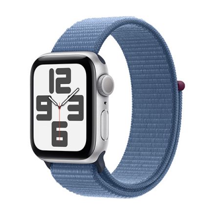 Apple pametna ura Watch SE2 (2023) GPS 40mm Silver Aluminium Case with Sport Loop - Winter Blue