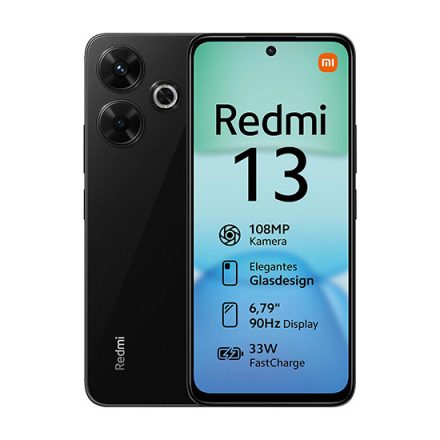 Xiaomi pametni telefon Redmi 13 4G Dual Sim 8GB RAM 256GB - Black EU