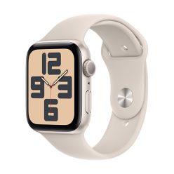   Apple Watch SE2 (2023) GPS 44mm Starlight Aluminium Case with Sport Band S/M - Starlight