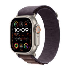   Apple Watch Ultra 2 LTE 49mm Carcasă din titan cu Alpine Loop M - Indigo