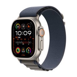   Apple Watch Ultra 2 LTE 49mm Carcasă din titan cu Alpine Loop L - Albastru