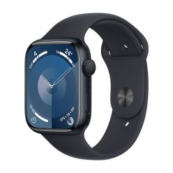   Apple Watch Series 9 GPS 45mm Carcasa din aluminiu Midnight cu brățară sport S/M - Midnight