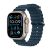 Apple Watch Ultra 2 LTE 49mm Titanium Case with Ocean Band - Blue