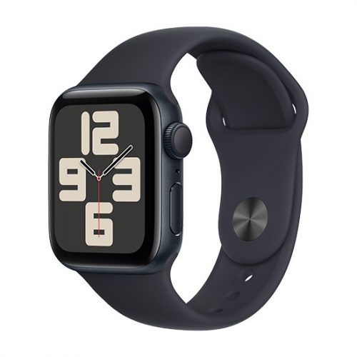 Apple Watch SE (2023) GPS 40mm Midnight hliníkový kryt so športovým remienkom M/L - Midnight