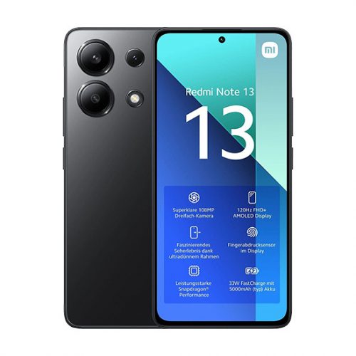 Xiaomi pametni telefon Redmi Note 13 4G 6GB RAM 128GB crni