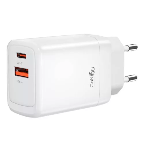 Nástenná nabíjačka XO CE16 45W 1x USB-C 1x USB-A