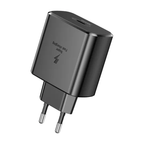 Foneng EU62 USB-C 45W síťový nabíječ + USB-C kabel (černý)
