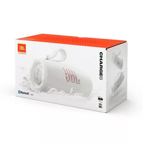 JBL Charge 6 Bluetooth Wireless Speaker White EU