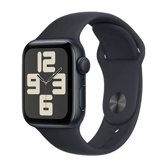 Apple Watch SE (2023) GPS 40mm Midnight aluminijasta ohišje s športnim trakom S/M - Midnight