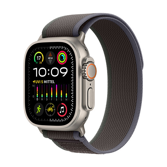 Apple Watch Ultra 2 LTE 49mm Titanijumska kućište s Trail Loop S/M - Plava/Crna